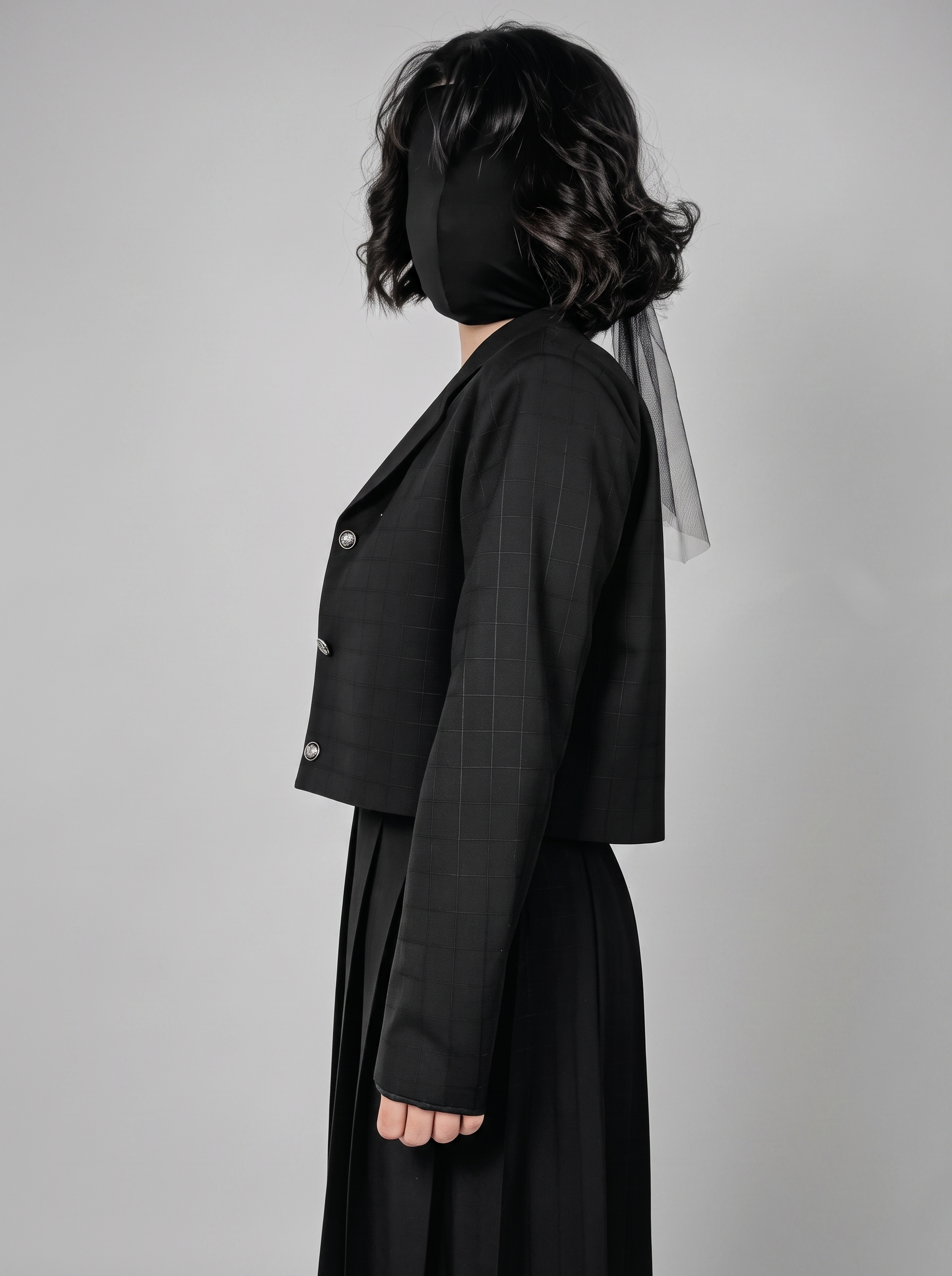 Onyx Monochrome Skirt Suit