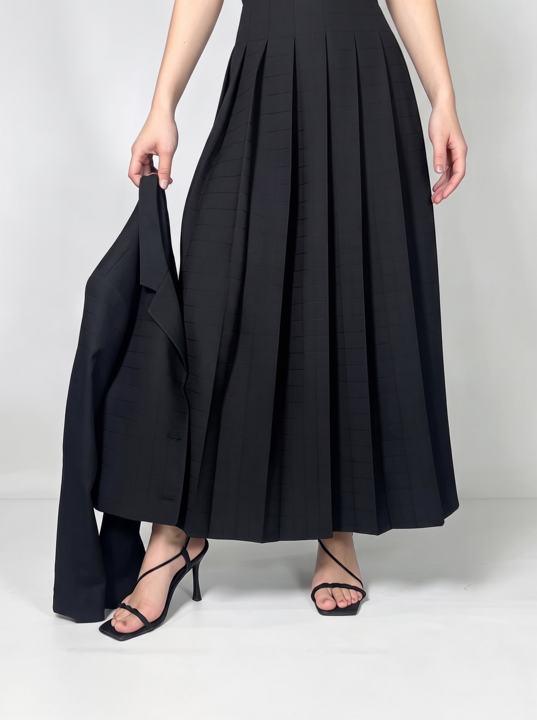 Onyx Monochrome Skirt Suit